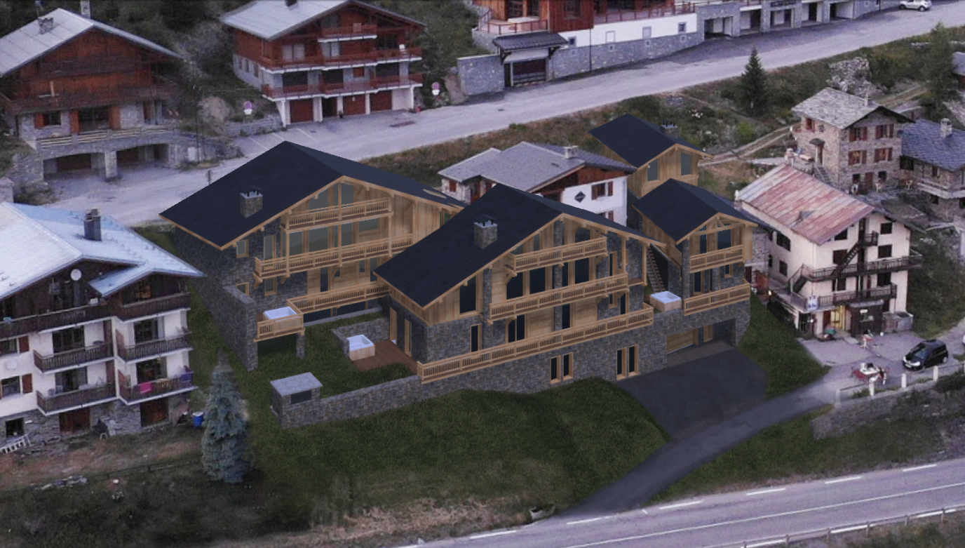 Constellation – Construction de 3 chalets